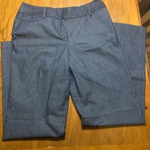 Larry Levine Curvy Fit Navy Slacks